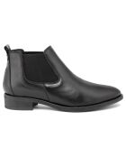 Bottines en cuir Domitille noires -