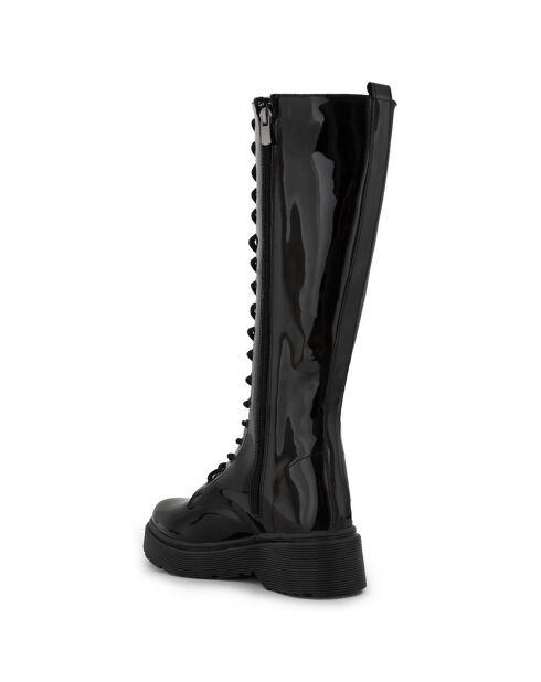Bottes Léa noires - Talon 5 cm