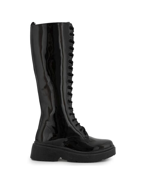 Bottes Léa noires - Talon 5 cm