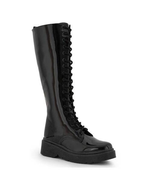 Bottes Léa noires - Talon 5 cm