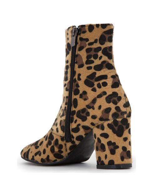 Bottines léopard Jade léopard - Talon 7 cm