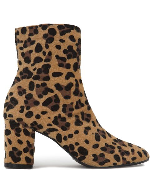 Bottines léopard Jade léopard - Talon 7 cm