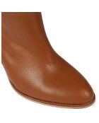 Bottes en cuir Inès cuir foncé - Talon 6 cm