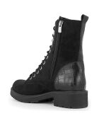 Bottines Jeanne noires - Talon 4 cm