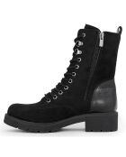 Bottines Jeanne noires - Talon 4 cm