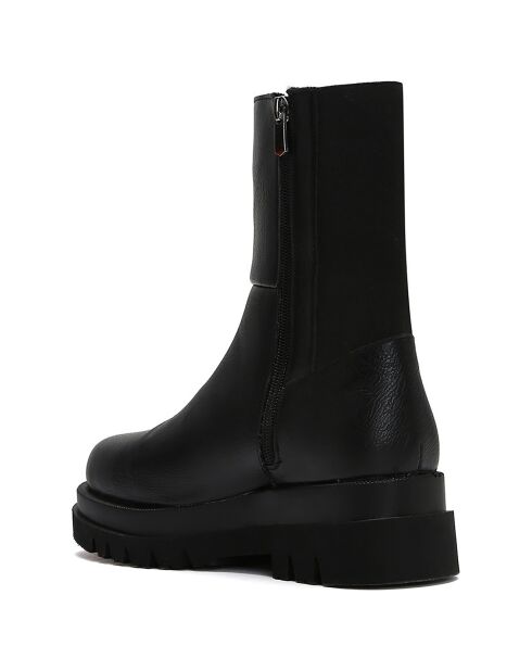 Bottines Léonie noires - Talon 5 cm