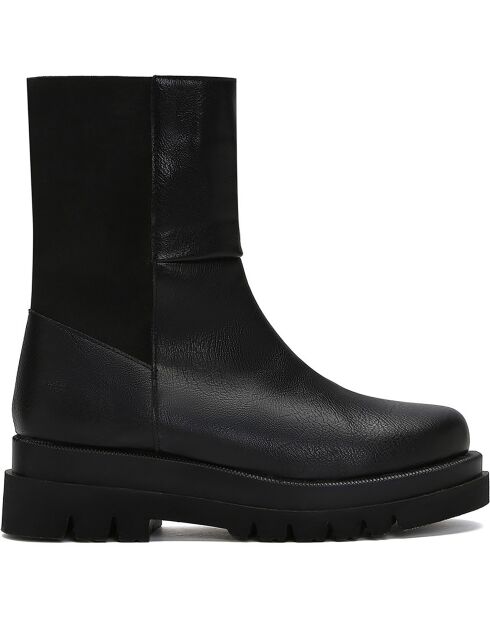 Bottines Léonie noires - Talon 5 cm