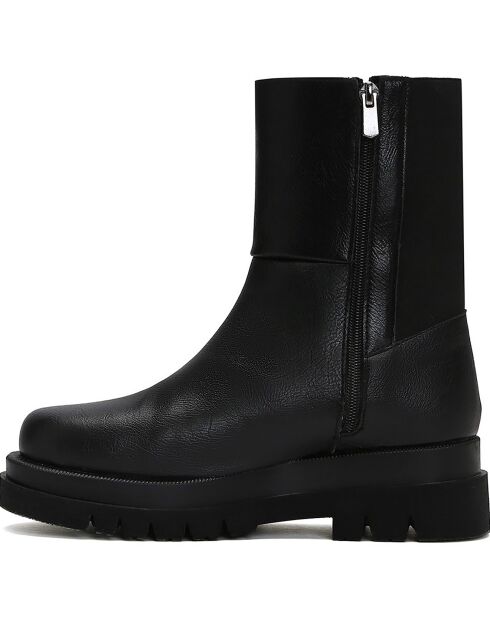 Bottines Léonie noires - Talon 5 cm