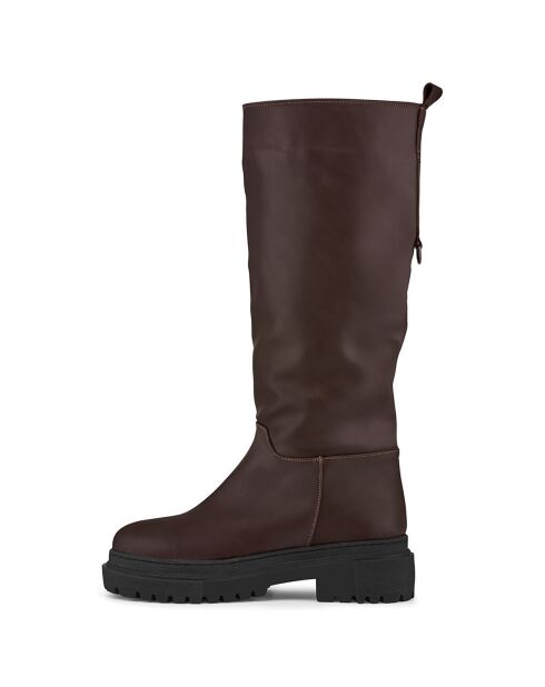 Bottes Lucie marron - Talon 4 cm