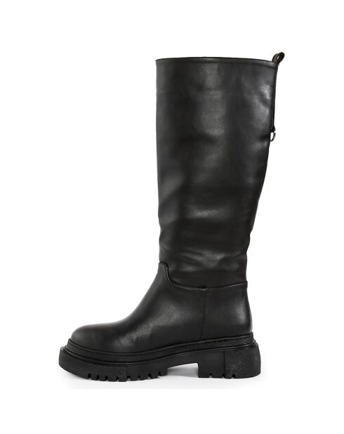 Bottes June noires - Talon 4 cm