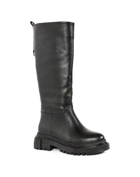 Bottes June noires - Talon 4 cm