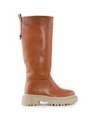 Bottes Justine cuir foncé - Talon 4 cm