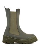 Bottines chelsea Luna kaki - Talon 5 cm