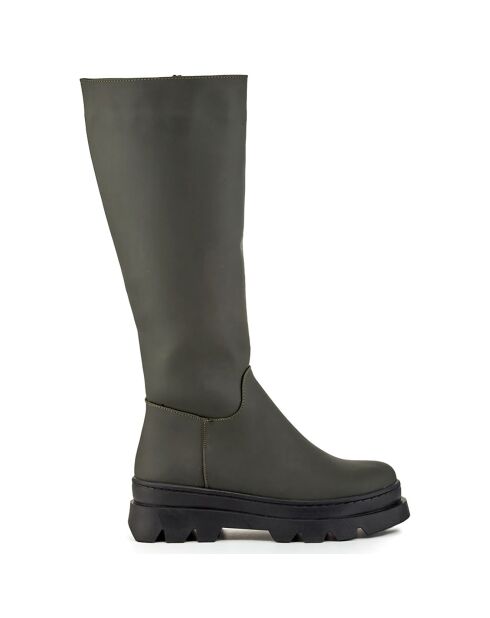 Bottes Maria kaki - Talon 5 cm