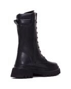 Bottines à lacet Marie noires - Talon 5 cm
