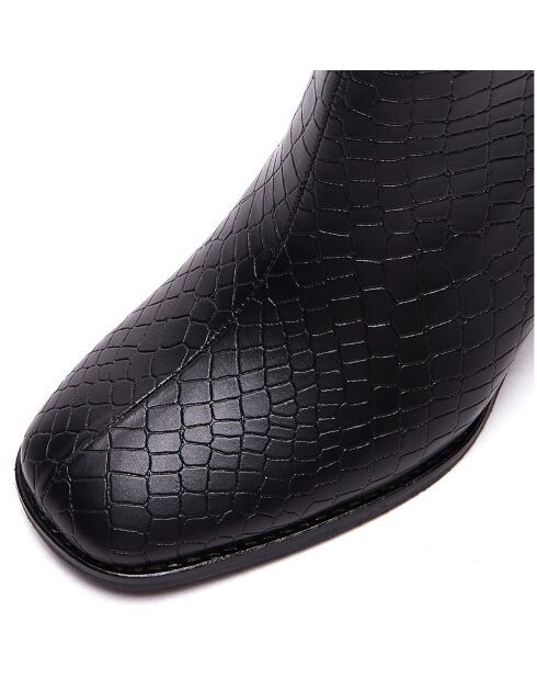 Bottines Marianne noires - Talon 6 cm