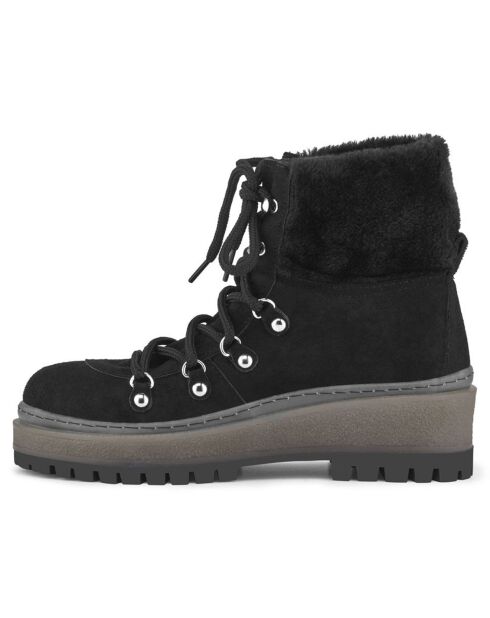 Bottines Maëlle noires - Talon 6 cm