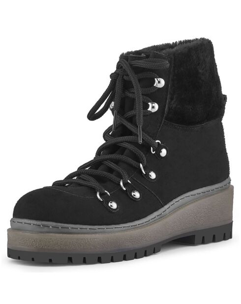 Bottines Maëlle noires - Talon 6 cm