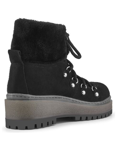 Bottines Maëlle noires - Talon 6 cm