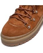 Bottines Maïa cuir foncé - Talon 6 cm