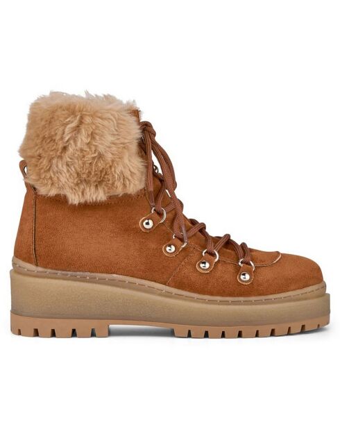 Bottines Maïa cuir foncé - Talon 6 cm