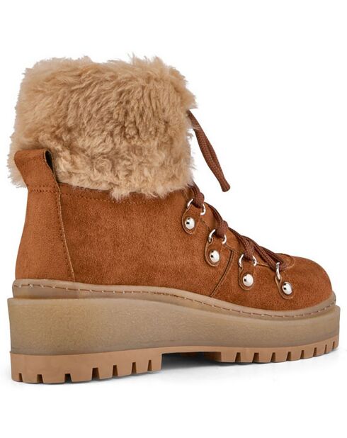 Bottines Maïa cuir foncé - Talon 6 cm