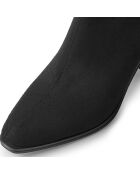 Bottes style texas Lila noires - Talon 7 cm