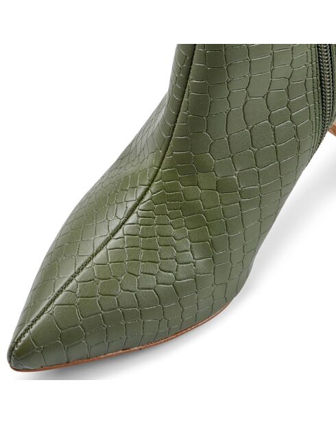 Bottes Livia kaki - Talon 7 cm