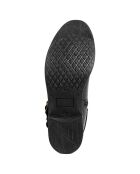 Bottines en cuir Hélène noires -