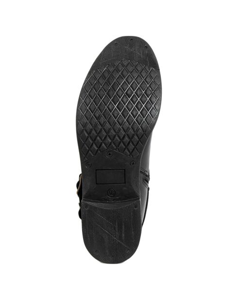 Bottines en cuir Hélène noires -