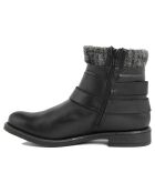 Bottines en cuir Hélène noires -