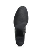 Bottines en cuir Zélie noires - Talon 6 cm