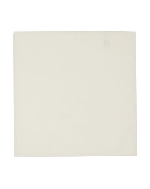 8 servilletas de gardenia Uniline - 43x43 cm