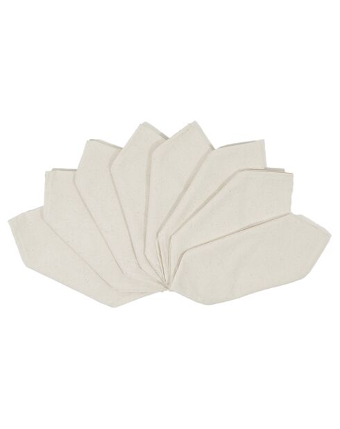 8 servilletas naturales Toobox - 43x43 cm