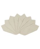 8 tovaglioli Uniline Oyster - 43x43 cm