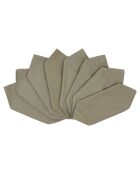 8 tovaglioli Toobox verde salvia - 43x43 cm