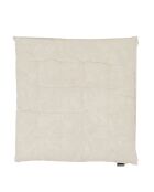 2 Coussins de chaise Vierkant Chambray lait d'amande - 40x40 cm