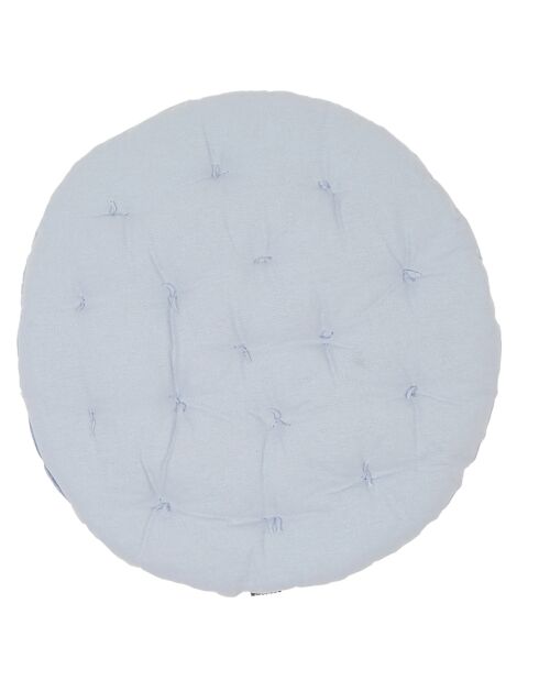 2 Coussins de chaise Rond Uni heather - D.40 cm