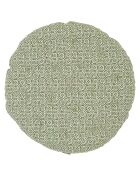 2 cuscini rotondi per sedia Kochi Flowers verdi - D.40 cm