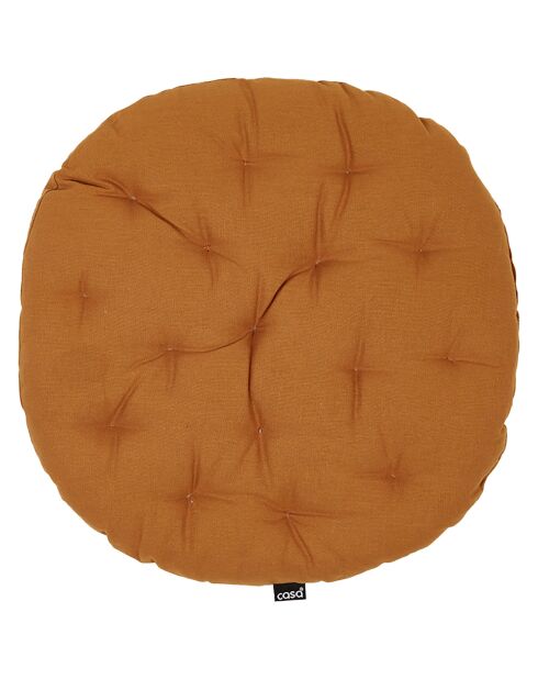 2 cuscini rotondi per sedia Uni Buckthorn marroni - D.40 cm