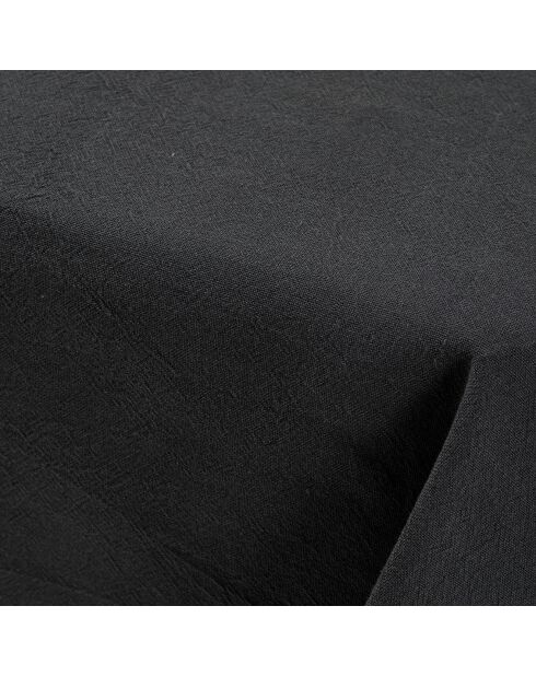 Tovaglia in cotone lavato in ebano