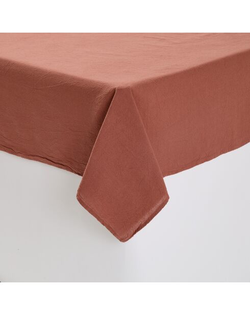 Nappe Washed Cotton bois de cèdre