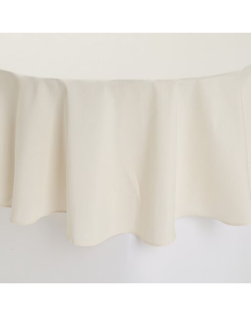 Nappe Rond Uniline gardenia