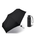 Mini parapluie pliant ultraléger et compact noir
