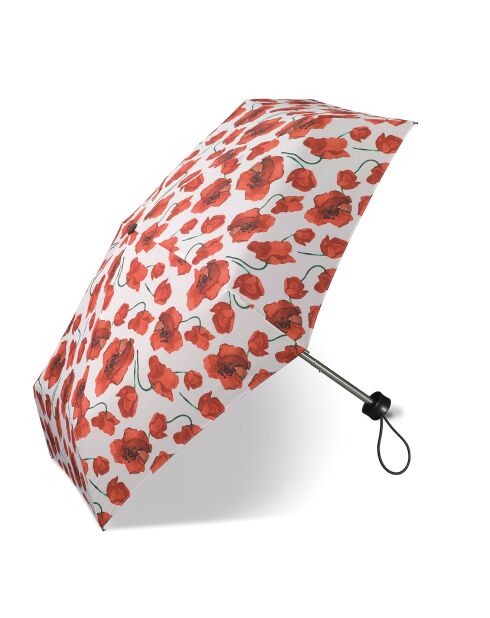 Mini parapluie pliant ultraléger et compact - Bleu floral multicolore