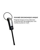 Parapluie pliant  Design 3 plis avec auvent double couche - Système d'ouverture automatique - Extérieur noir avec intérieur imprimé léopard multicolore