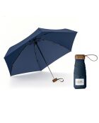 Mini parapluie pliant - Parapluie cinq volets - Protection UV bleu lapis