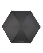 Mini parapluie pliant - Parapluie plat cinq plis - Ultra léger et compact - Protection UV noir