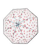 Parapluie cloche transparent - Système d'ouverture automatique - Cerises multicolore