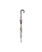 Grand parapluie automatique - Avec poignée courbée en bois - Macadamia tropicale multicolore